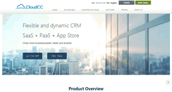 Desktop Screenshot of cloudcc.com